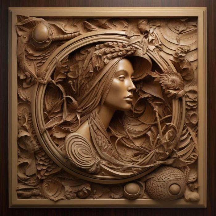 نموذج ثلاثي الأبعاد لآلة CNC 3D Art 